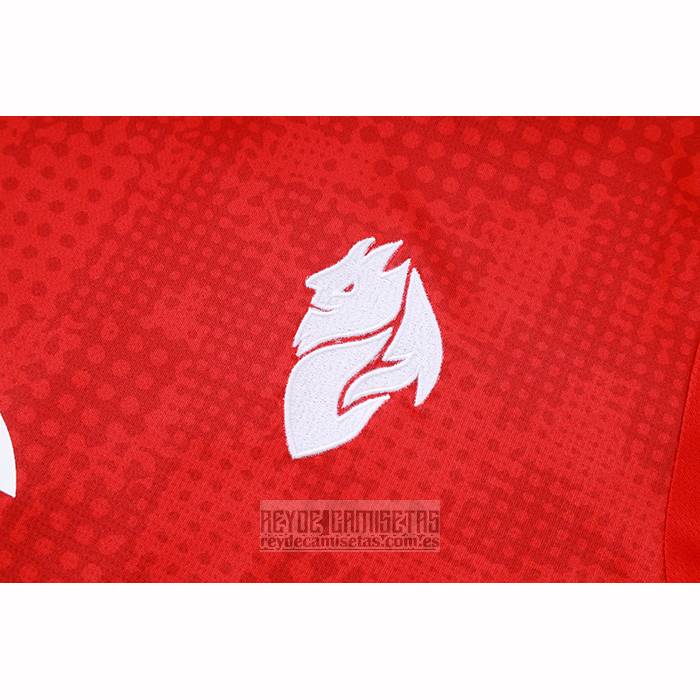 Chandal del AC Milan Manga Corta 2025-2026 Rojo - Pantalon Corto